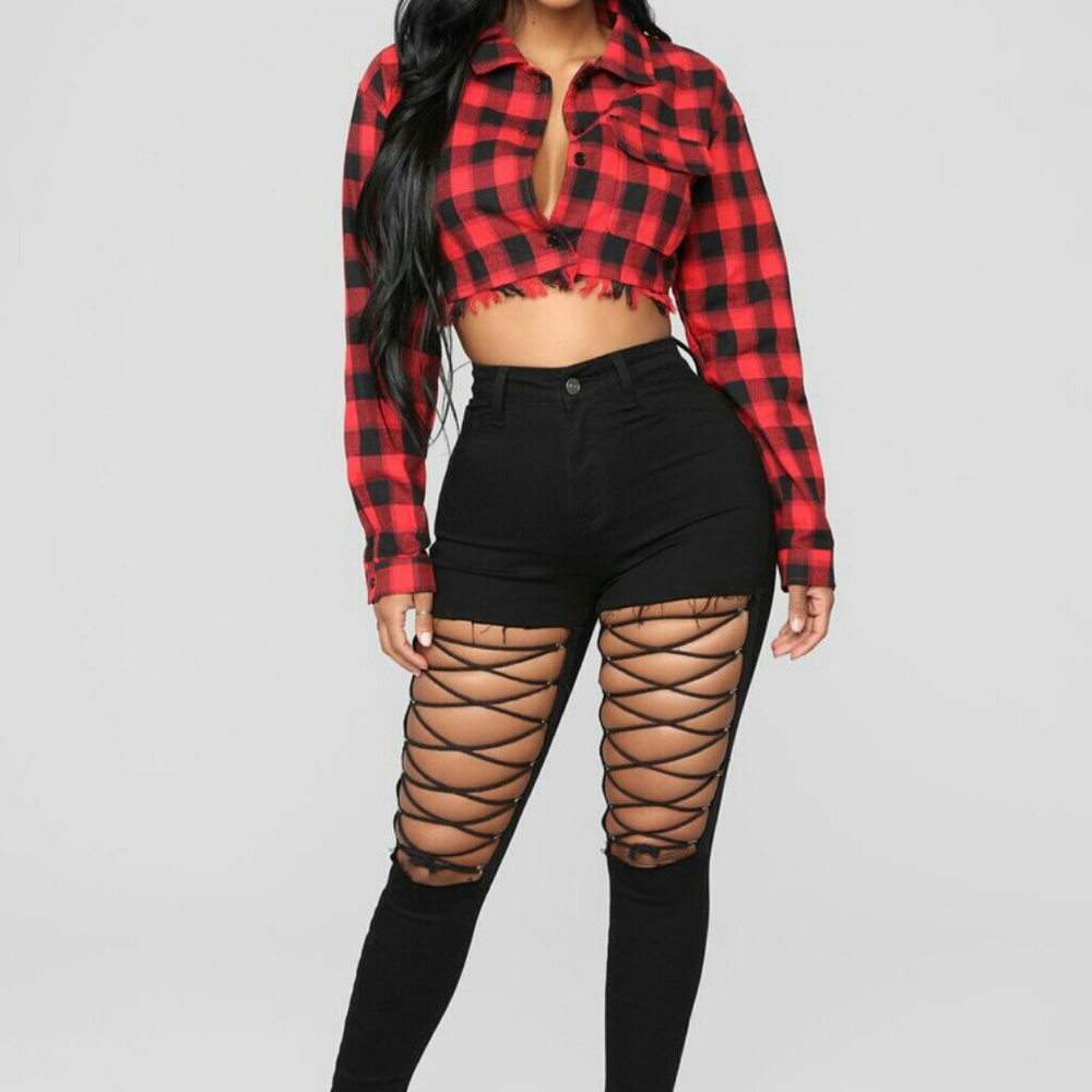 Nicola High Rise Fashion Nova Jeans